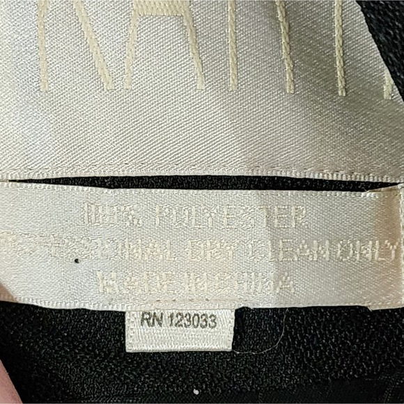 KARTA LBD black beaded vintage mini shirt‎ dress size large - Picture 8 of 9